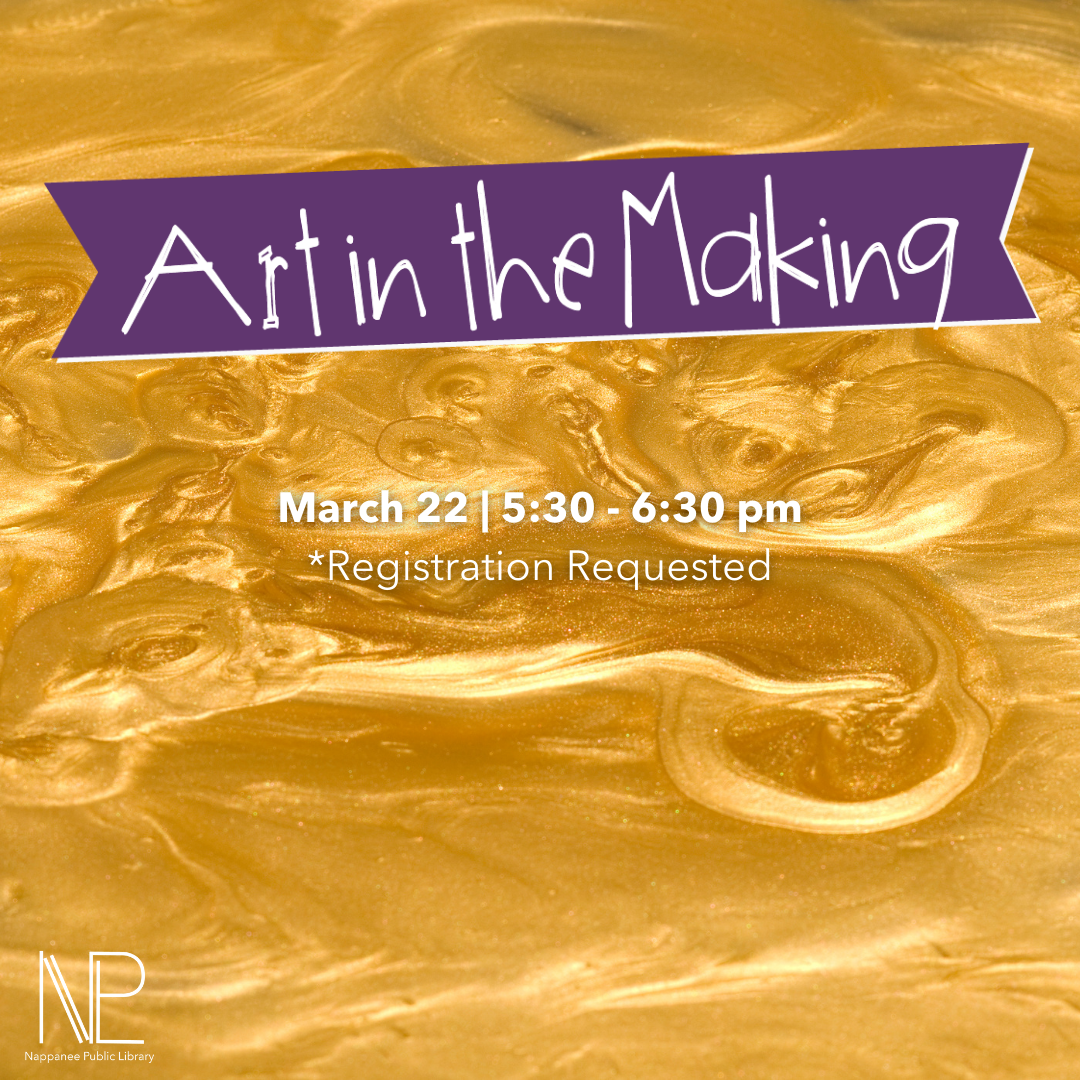 Art in the Making graphic March Gold Slime