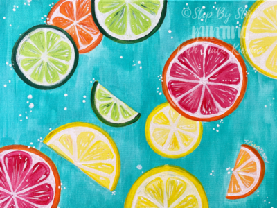 citrus painting