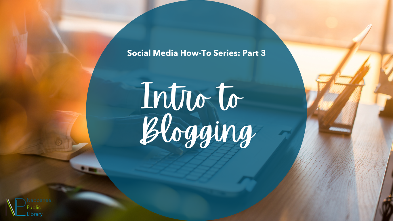 Intro to Blogging
