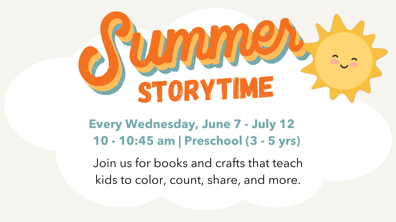 Summer Storytime June to July