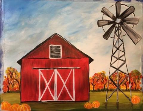 fall barn