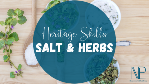 salt and herbs