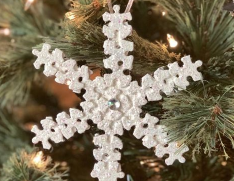 puzzle piece snowflake