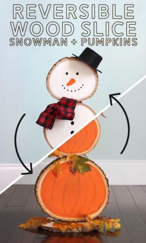 reversible snowman