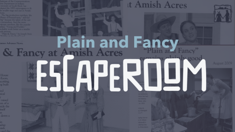 Plain and Fancy Escape Room