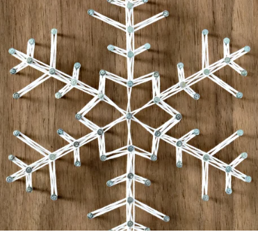 Rubber Band Snowflake