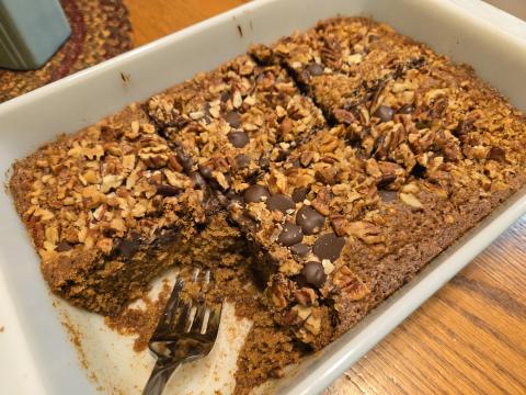 cup of coffee cake mix