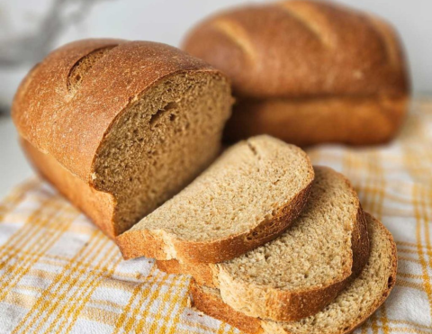freshly milled bread