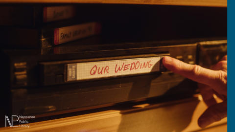 VHS Titled Our Wedding