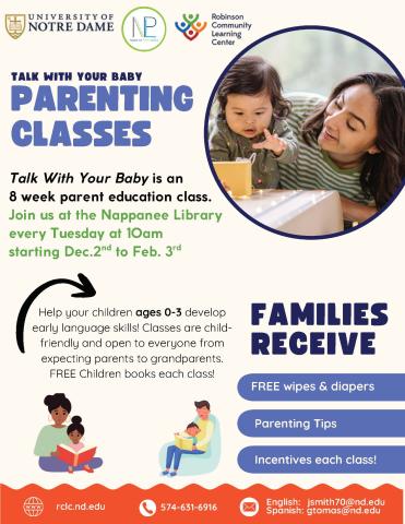 Talk With Your Baby Flyer