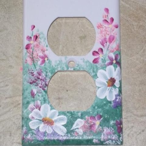 painted light switch cover