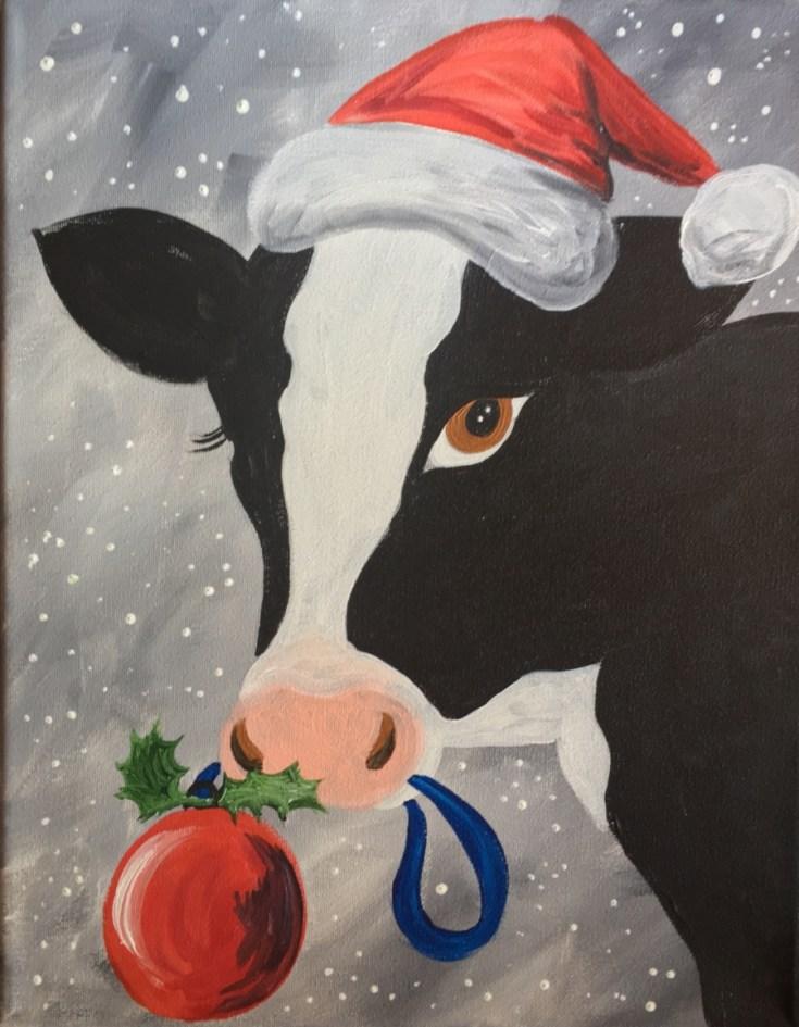 christmas cow