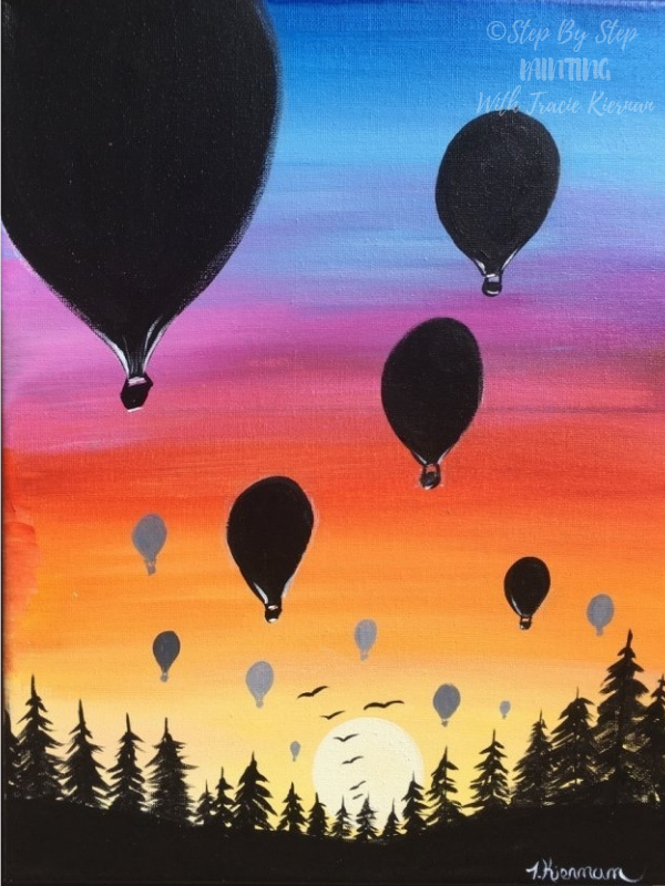 hot air balloons