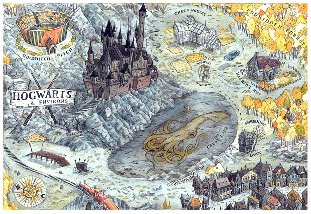 Hogwarts Map