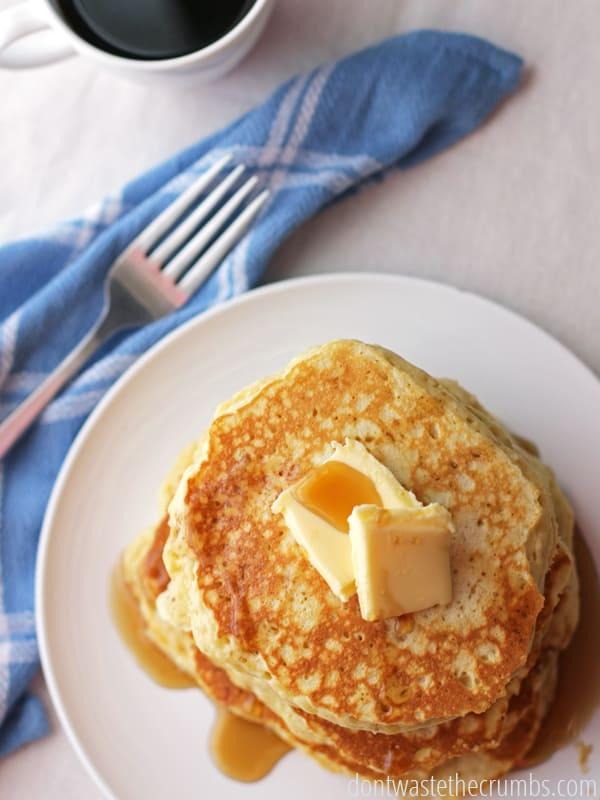 soaked pancakes