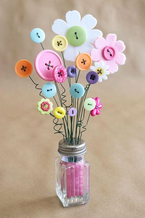 button bouquet