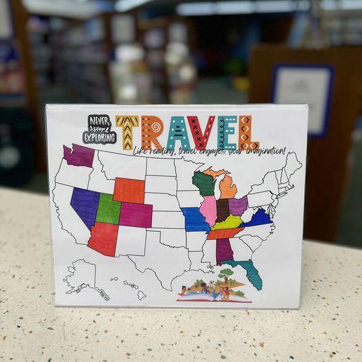 Color in your own travel map!