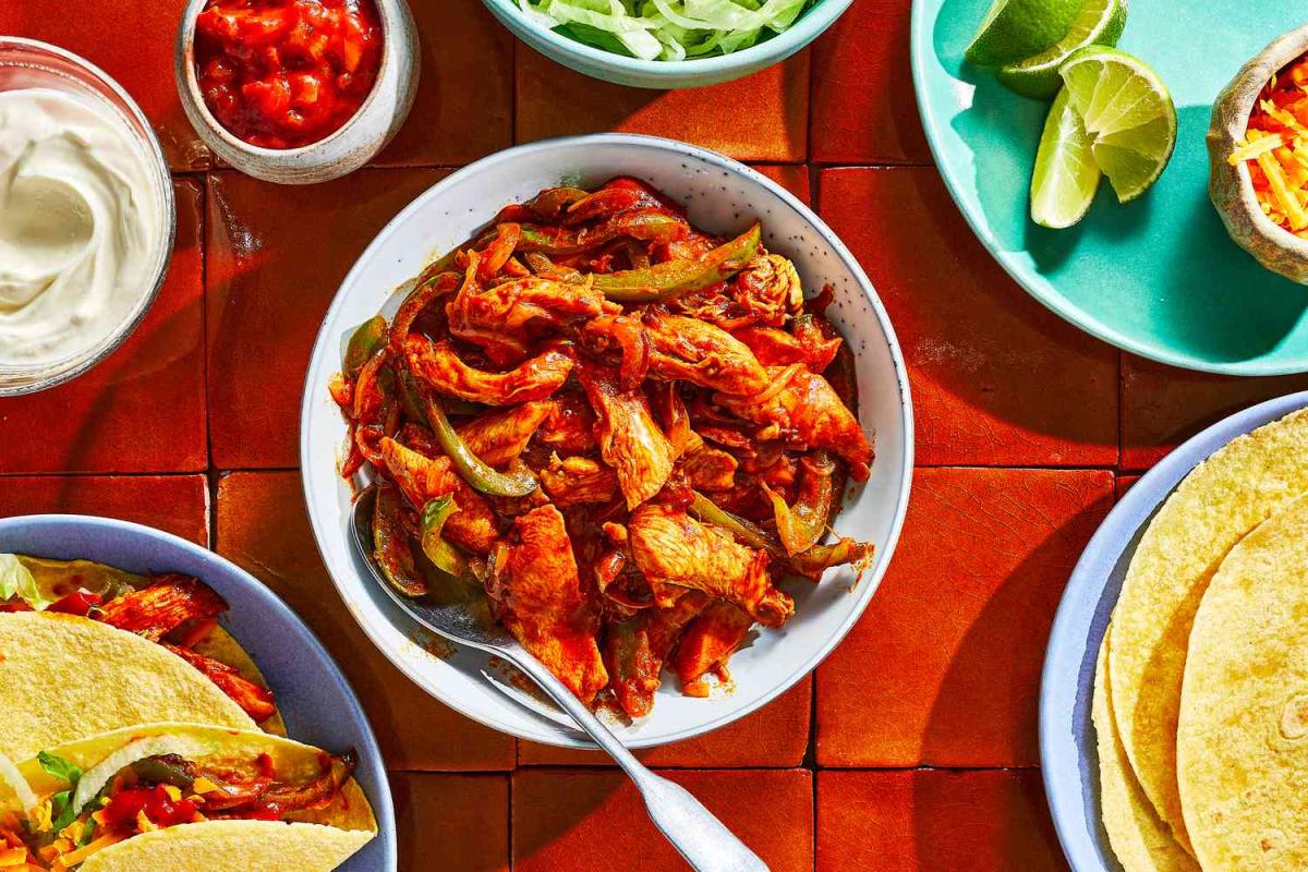 chicken fajitas