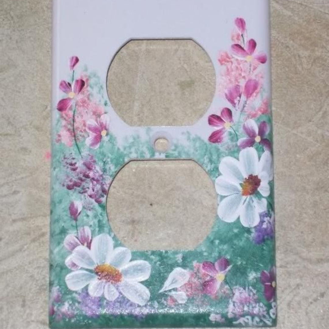 painted light switch cover